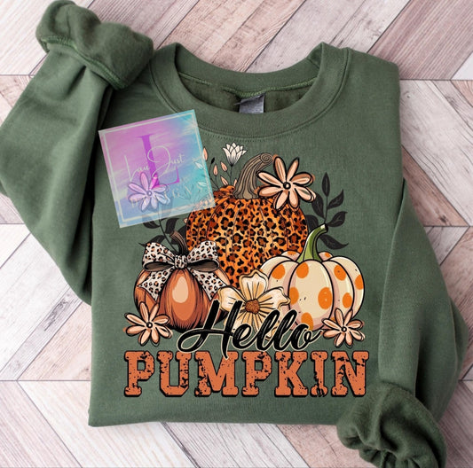 Hello pumpkin sweatshirt